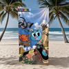 Das A-AmazingS W-WorldS Of G-GumballS Handtuch Bademantel Strand Schnelltrocknend Leicht Tragbar Camping Schwimmbad Reisen