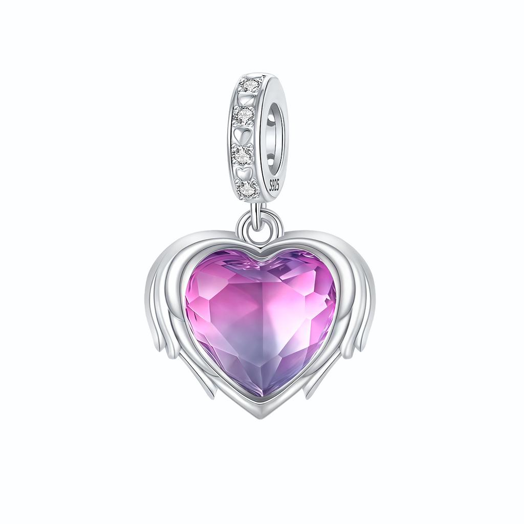 Copper Life Tree Love Cross Angel Wings Beads Charms Fit Charm Bracelet Pendant For Women Fine Jewelry Making