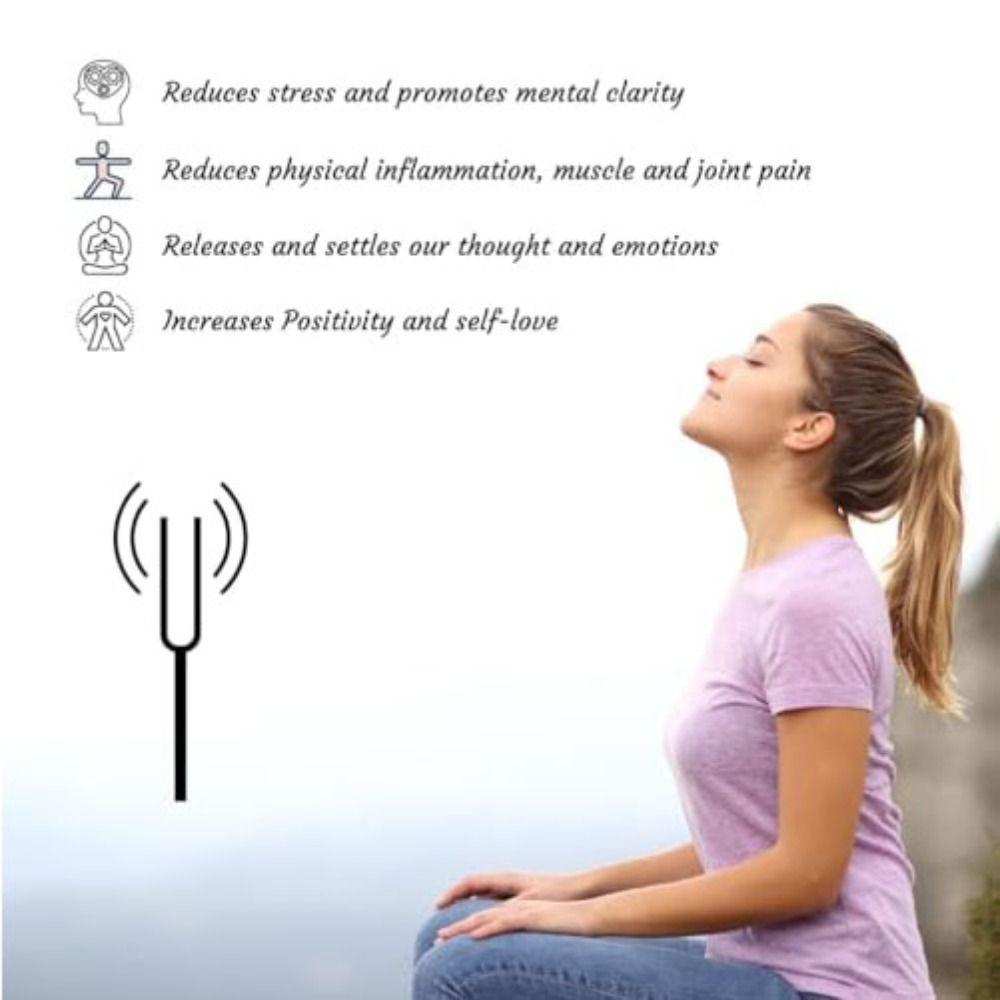 Ear Cleaning Tools Tuning Fork Set  for Healing Chakra Sound Therapy Reliever Stress