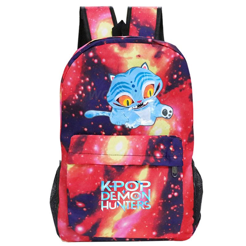 Witch Hunters Peripheral Cartoon Printing Korean Edition School Bag Primary and Secondary School Students Large Capacity Casual Simple Backpack