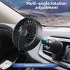 360 Degree Car Air Outlet Fan Adjustable Angle Car USB Cooling Fan  Back To School Essentials