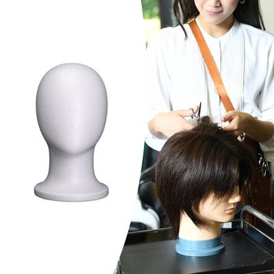 Foam Mannequin Head,Wig Display Stand,Professional Stable Lightweight Wig Holder Manikin Head for