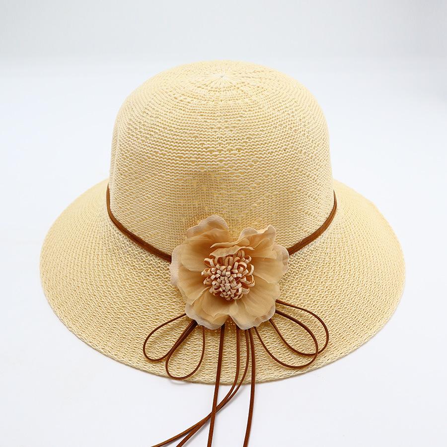 Women's Straw Hat with Large Brim, Summer Shading, Sweet and Versatile Cool Hat, Seaside Beach Hat, Sunscreen Hat, Women's Model