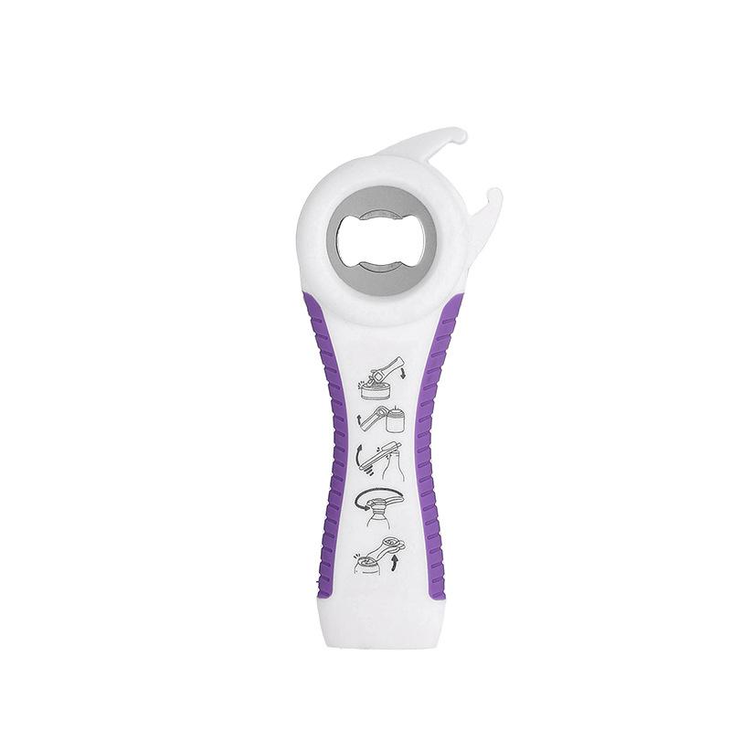Canning Lids Easy Opener 5 in 1 Plastic Bottle Opener Tool Multifunction Can Opener For Seniors