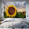 Blumen Sonnenblumen Wandteppich Büro Wohnzimmer Dekoration Zuhause Wandteppich