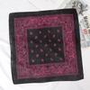 Unisex Hijab Men Women Black Cotton Bandana Hairband Cowboy Biker Sports Headwear Wrist Hairwrap Head Wrap Scarf Paisley Wraps