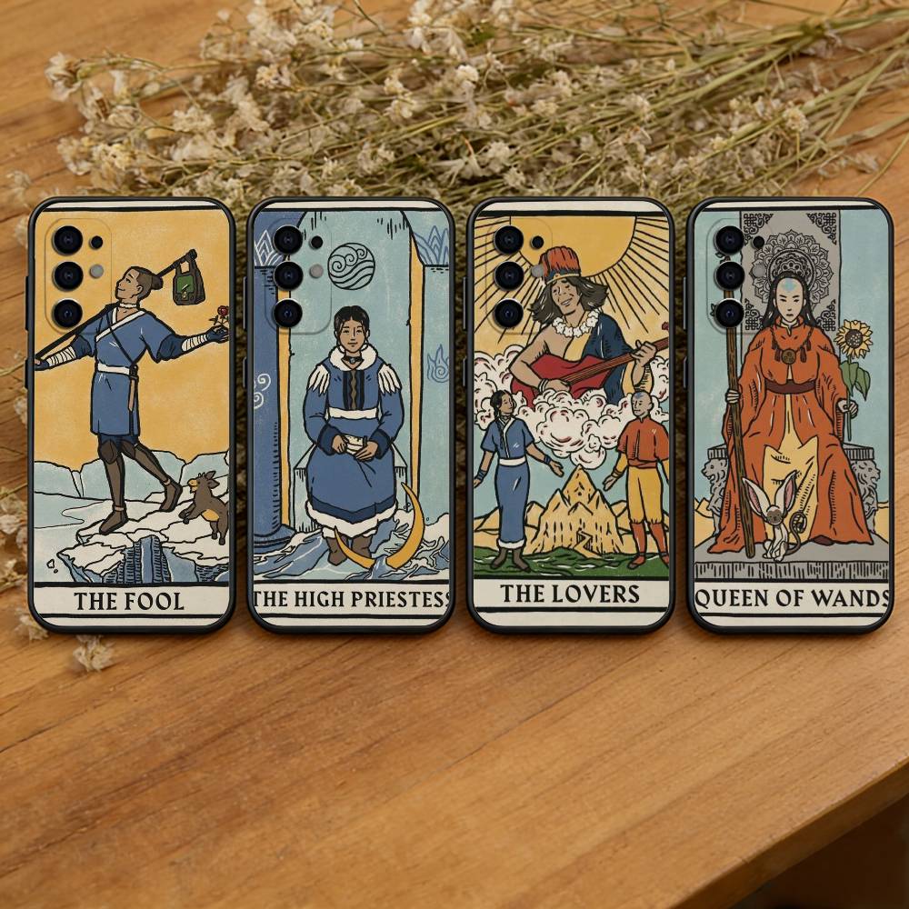 Avatar Tarot Phone Case For Samsung S25,S24,S21,S22,S23,S30,Ultra,S20,Plus,Fe,Soft Silicone Black Cover