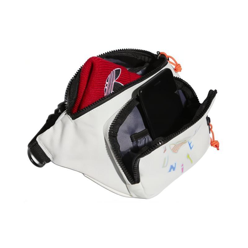 Adidas Originals Polyester Sling Bag, Shoulder Bag, Crossbody Bag, Fanny Pack Unisex White Adidas EY2767