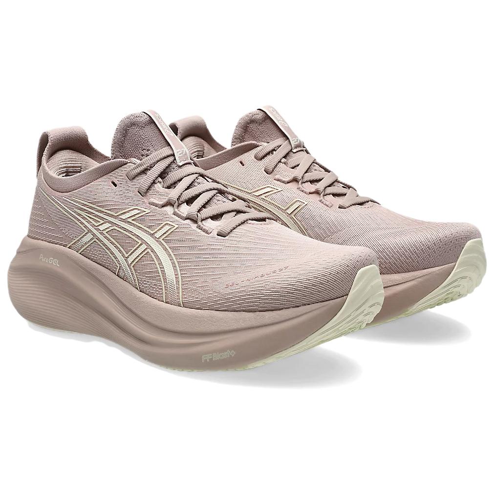 Asics Gel-Nimbus 27 Versatile Comfortable Durable Breathable Low-Top Running Shoes Women Sneaker Pink 1012B753-702