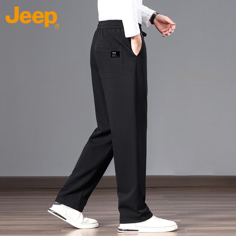 

JEEP Men s Straight-Leg Loose Casual Trousers 4XL
