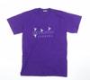 Gildan Women’s Purple Orlando Florida Embroidered Cotton T-Shirt Size S