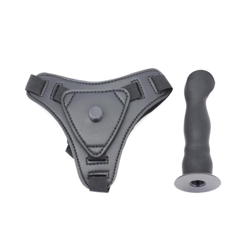 Dildo With Harness Strapon Panties Purple Pink Black Dong Strap Ons