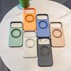 Color Contrast 360° Rotating Stand for iPhone 17/16 Pro Max, Anti-Slip Metal Frame Compatible Case