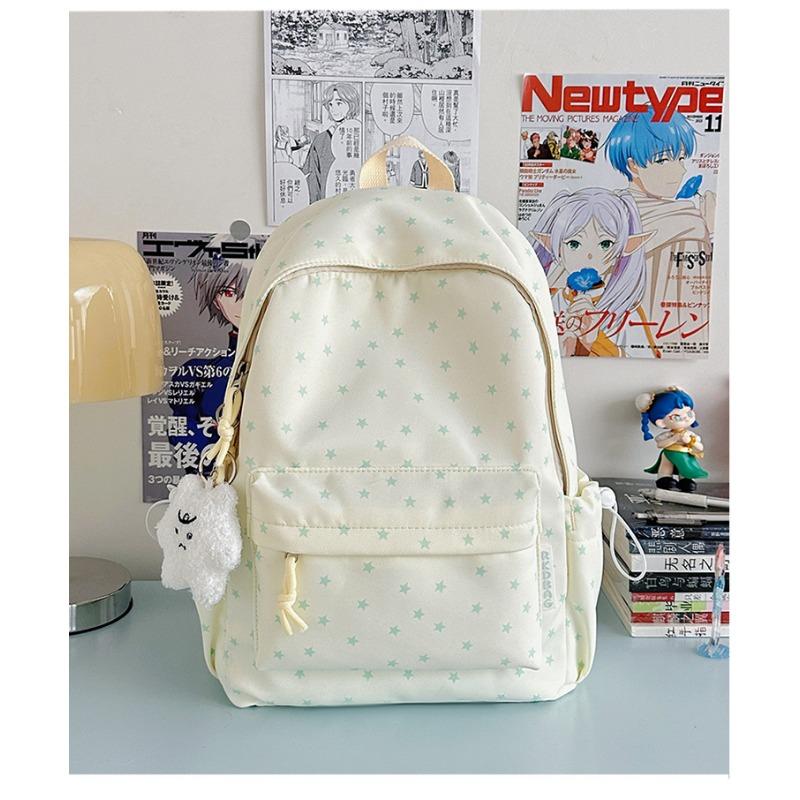 The new schoolbag is high-value, fresh and sweet, and the star backpack is lightweight and large-capacity backpack for junior high school students.