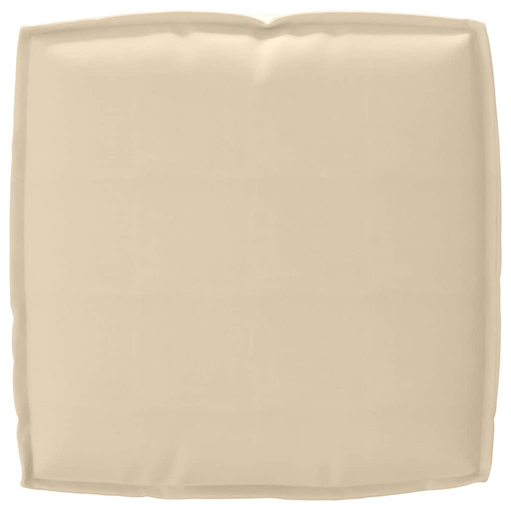 Pallet Cushion Set 2 pcs Beige Oxford Fabric