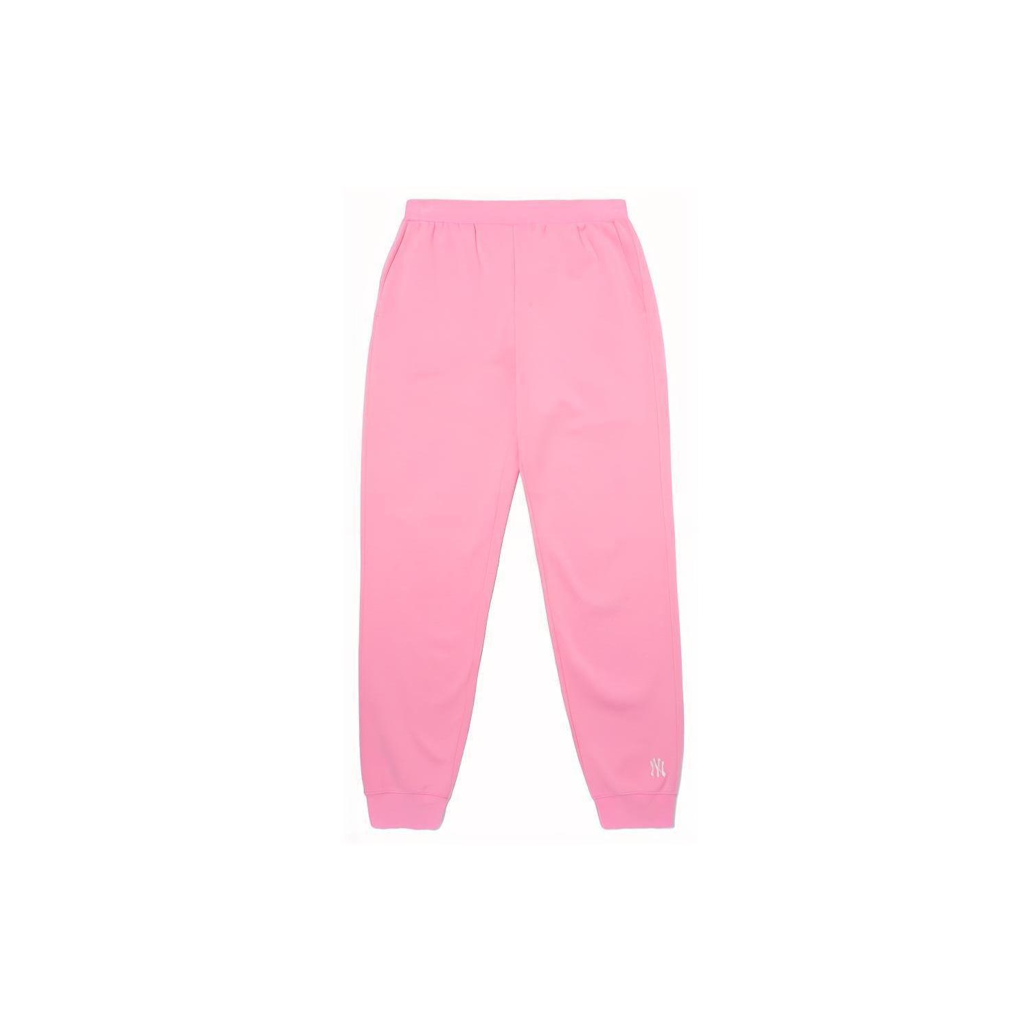 

New MLB Knitted Sports Pants Unisex Pink 3FTPB0221-50PKS S