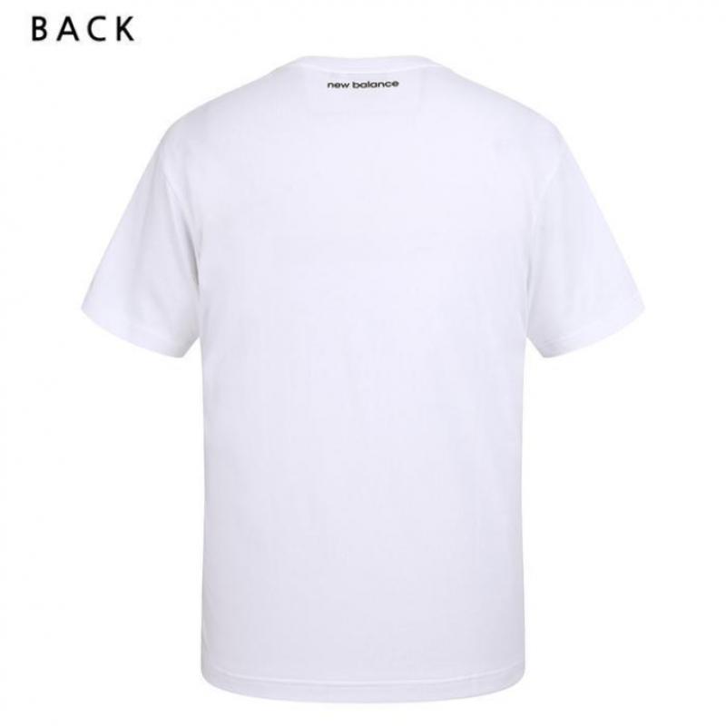 New Balance Wesentliche Kurzarm-T-Shirts mit großem Logo Nbned21033 10 19