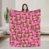Nicki Minaj Dekens Fluweel Lente Herfst Draagbaar Super Warm Plaid Dekens voor Bed Kantoor Vloerkleed Stuk