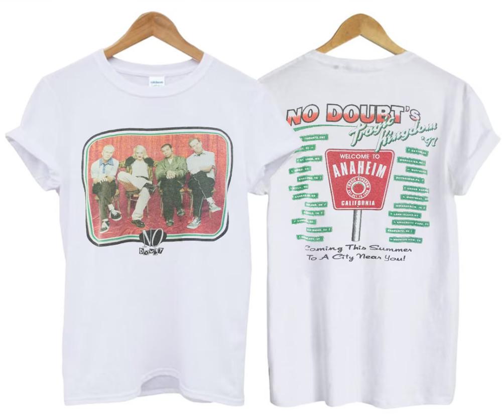 No Doubt 1997 Tragic Kingdom White Concert T-Shirt Unisex T-Shirt XXXXL