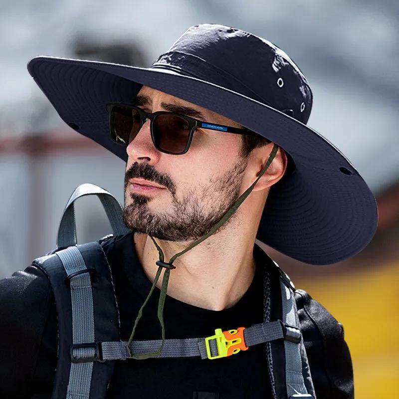 Men S Summer Sun Protection Fisherman Hat For Outdoor Fishing Hiking
