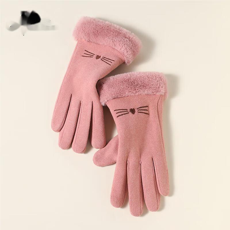 Женские теплые перчатки для велоспорта с полным пальцем Tingbai