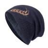 Unisex Warm Winter Hat Fashion Wheat Embroidered Knitted Hat Men & Women Add Fur Lined Thick Ski Beanie Bonnet Cap