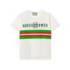 1921 T Shirts Women's White Crew Neck Moderate 615044-XJD5U-9128