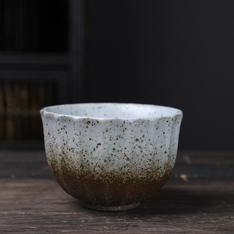 Ceramic Master Cup Kung Fu Teacup Retro Ceramic Cup Outdoor Camping Cup Household Coarse Pottery Tea Cup