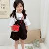 Solid Color Bow Shoulder Bag Handbag Children Small Bag Cute Bow Crossbody Bag  Gift