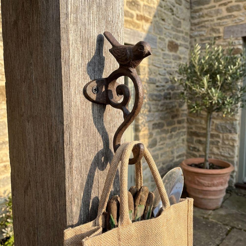 Decorative Vintage Bird Coat Hanger Rustic Entryway Key Organizer Wall Mounted Rack  Home Decor