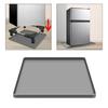 MERIGLARE Washing Machine Tray, Silicone Drip Tray, Mini Refrigerator Floor Mat, Washing Machine Tray, Waterproof, Dent-Resistant, Floor Protector, Si