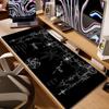 Black White Skull Desk Mat Large Rubber Mousepad XL Gothic Horror Skeleton Mouse Pad Computer PC Accessories Gaming Keyboard Mat