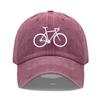 Soft Cotton Baseball Cap for Women Men Adjustable Fashion Bicycle Embroidered Dad Hat Unisex Classic Golf Caps