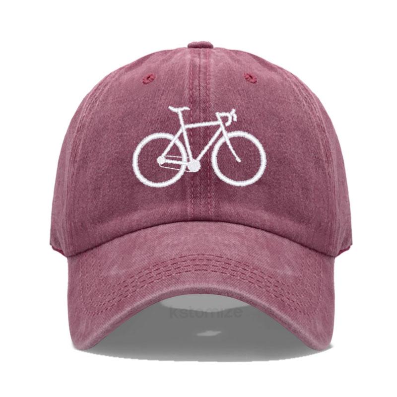 Soft Cotton Baseball Cap for Women Men Adjustable Fashion Bicycle Embroidered Dad Hat Unisex Classic Golf Caps