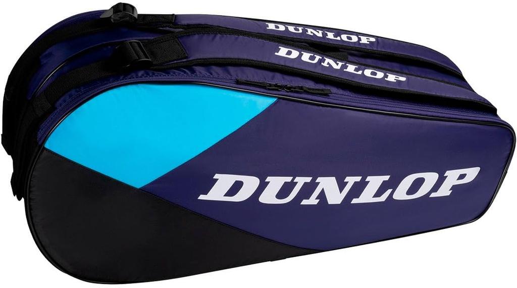Dunlop (DUNLOP) Tennis Racket Bag Backpack, CLUB SERIES, Holds 2 Rackets, Violet x Neon Blue, DTC2631