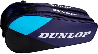 Dunlop (DUNLOP) Tennis Racket Bag Backpack, CLUB SERIES, Holds 2 Rackets, Violet X Neon Blue, DTC2631