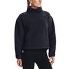 Under Armour Fleece High Collar Training Sports Jacket Women Jackets Black Purple 1366951-590