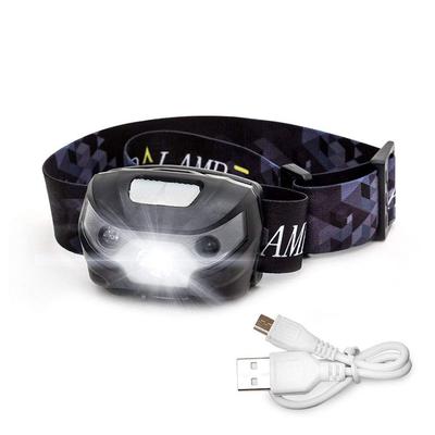 Helle LED-Stirnlampe mit 5 USB Perfekt für und Outdoor-Aktivitäten Modi, Wasserdicht, Leicht, Wiederaufladbar, Camping, Angeln, Wandern,