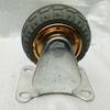 Gold & Gray Universal Swivel Caster: Silent, Elastic, Medium-Sized Rubber Wheel for Small Cars, Swivel & Fixed Options