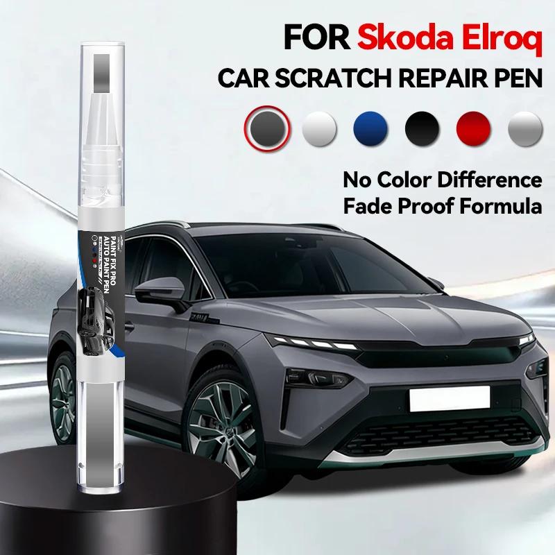

2026 Hot Car Accessories For Skoda Elroq Paint Repair Pen Touch Up Scratch Remover DIY Auto Accessories Black White Orange Silve