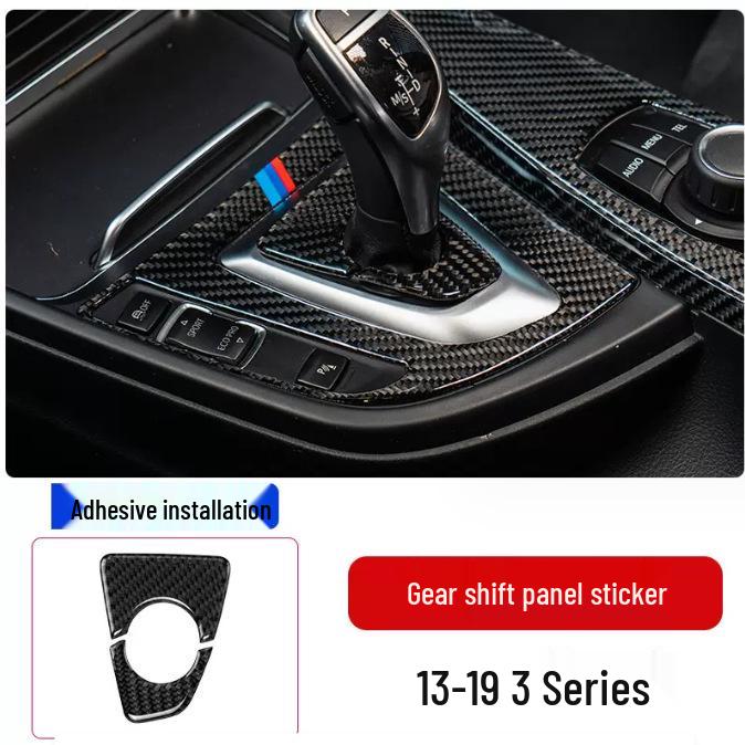 BMW řady 3 & 4 F30, 316i, 320li GT Karbonový interiérový kryt konzoly