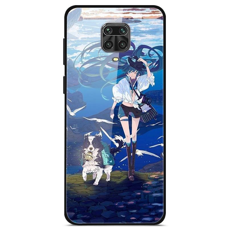 Tempered Glass Case For Xiaomi Redmi Note 9S Cover Soft Bumper Hard Glass Case For Xiaomi Redmi Note 9 S 9S Pro Max Phone Case