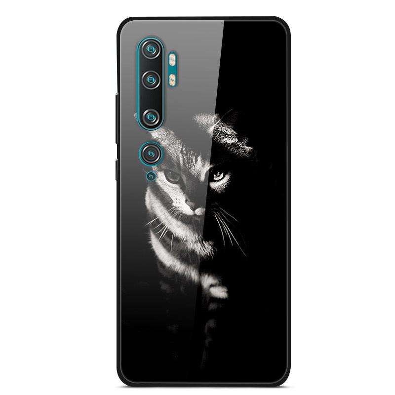 Luxury Cover Case for Xiaomi Mi Note 10 Pro Tempered Glass Cover Silicone Phone Case for Xiaomi Redmi Note 10Pro 10 Pro Cases
