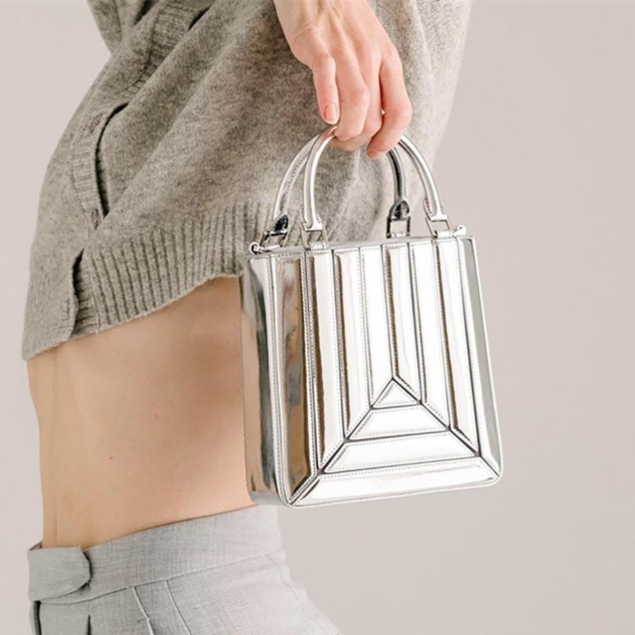 Crossbody Bag Women'S Niche Design Advanced Sense Contrasting Color Pleats Fashion Versatile Trendy Shoulder Handbag