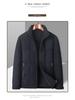 Men's Fashionable Stand-up Collar Down Jacket - 2025 Autumn/Winter Collection, Warm & Casual for Middle-aged & Young Adults.