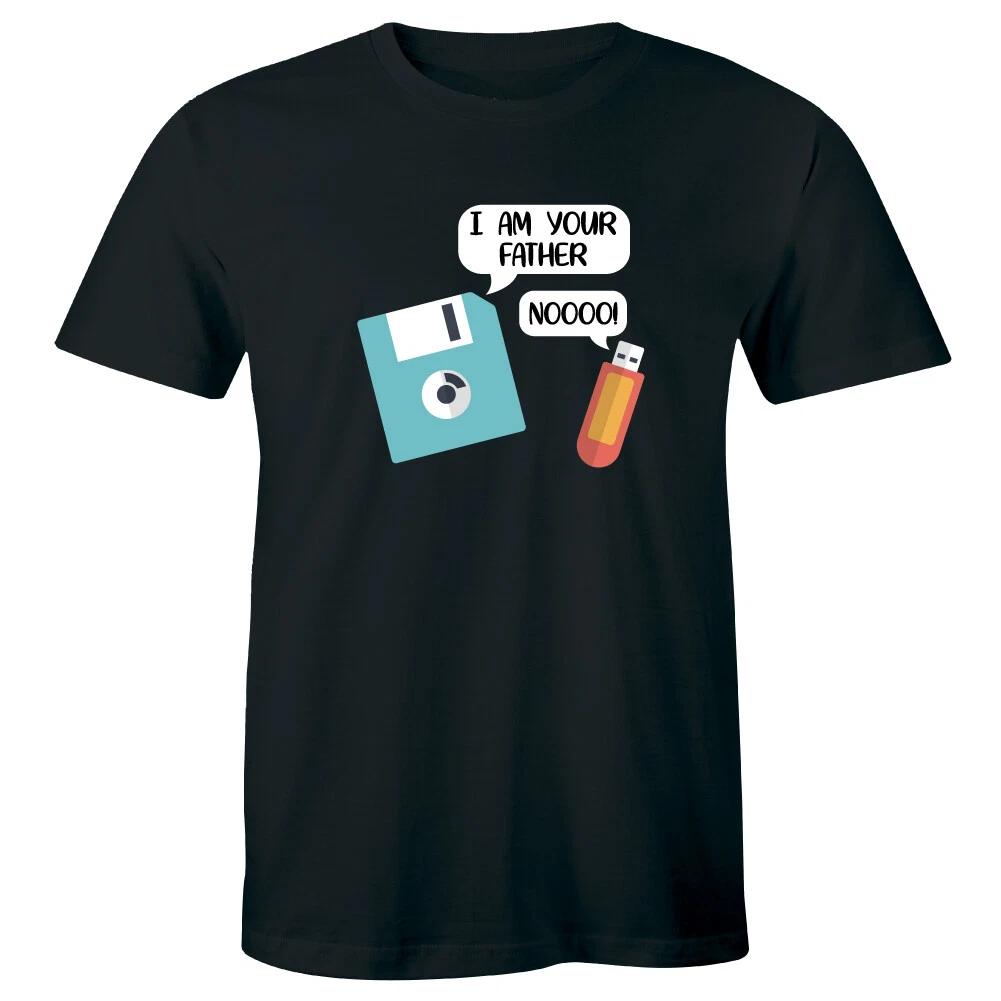 

I m Your Father No Men s T-Shirt Funny Floppy Disk USB Flash Drive Computer Nerd M