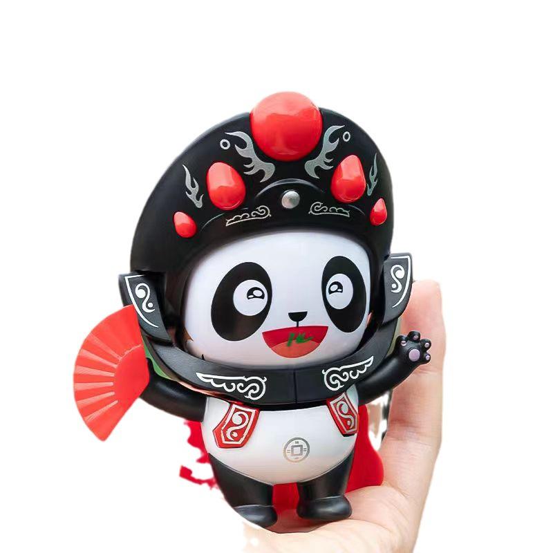 Sichuan Opera Panda Face-Changing Doll: Cultural Toy & Gift with Children's Face Paint Design