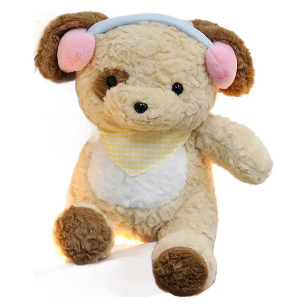 Super Cute Puppy Earphone Plush Doll - Perfect Gift for Kids and Girls