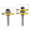 8-Shank Three-Tooth T-Type Tungsten Steel Mortise & Floor Woodworking Milling Cutter