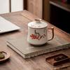 Deouxingguang Ru Kiln Ceramic Mug with Lid
